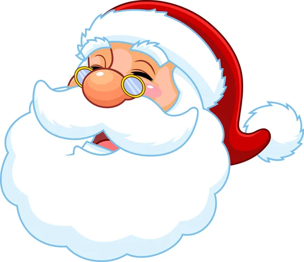 Cartoon Vector Illustratie Van Santa — Stockvector