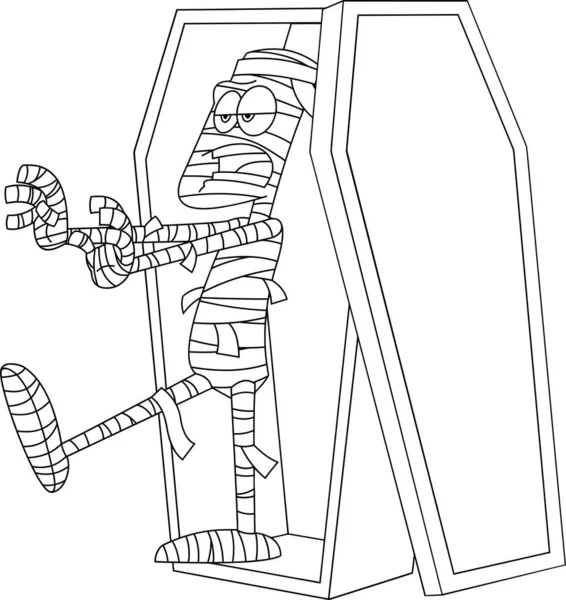 Ilustrace Mumie — Stockový vektor