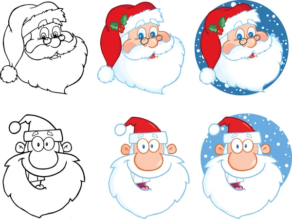 Christmas Santa Claus karakter — Stockfoto