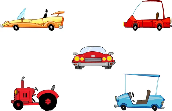Cartoon car set — Stock Photo, Image