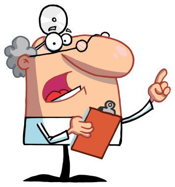 Doktor karakter karikatür