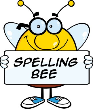 Smiling Pudgy Bee clipart