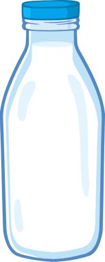 karikatür süt şişesi