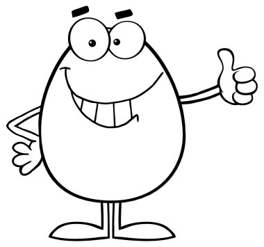 gülümseyen Paskalya yortusu yumurta