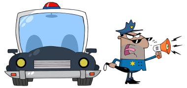 Afro-Amerikan trafik polis memuru