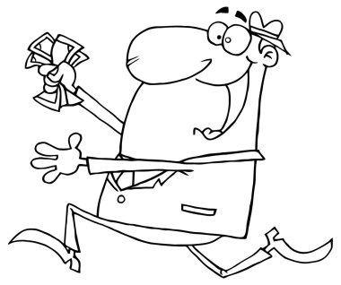 para ile mutlu bir adam