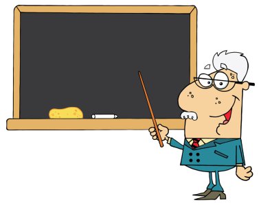 Öğretmen kartı işaretçisiyle