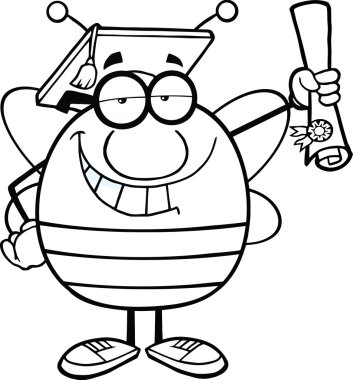 Diplomaya kadar tutan arı