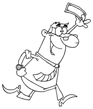 para ile mutlu bir adam