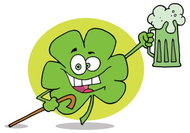 Aziz Patrick Günü kartı.