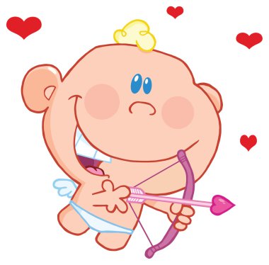 Sevgililer çizgi film aşk tanrısı