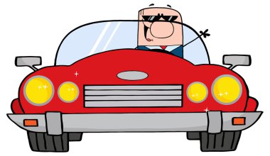 karikatür doodle işadamı