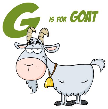 keçi çizgi film karakteri harf g