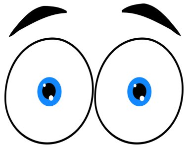komik karikatür eyes