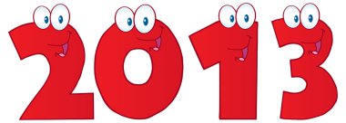 Yeni yıl 2013 kırmızı numaraları