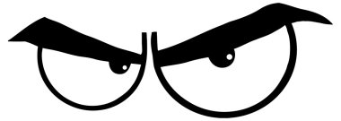 Gözleri karakter karikatür