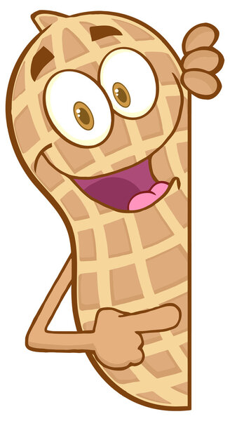 Peanut Cartoon Character