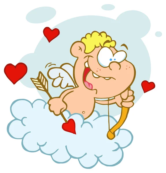 San Valentino Cupido — Vettoriale Stock