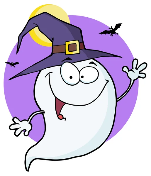 Happy Halloween Ghost — Stock Vector