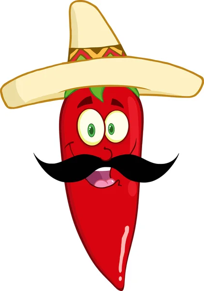 Pimenta vermelha mexicana —  Vetores de Stock