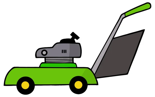 Cartoon Lawn Mower — Stock Vector