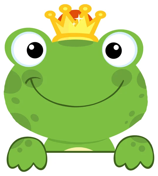 Cartoon prinses Frog — Stockvector