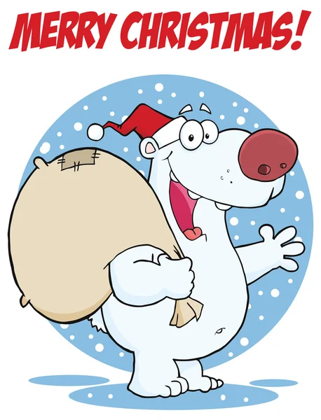 Noel Baba kutup ayısı çizgi film