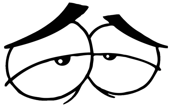 Dibujos animados Ojos personaje — Vector de stock