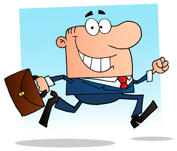 ビジネスマンの漫画のキャラクター — ストックベクタ