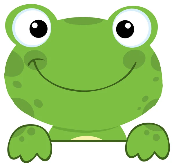 Βάτραχος χαρακτήρα κινουμένων σχεδίων — Διανυσματικό Αρχείο