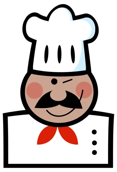 Cartoon chef sign — Stock Vector