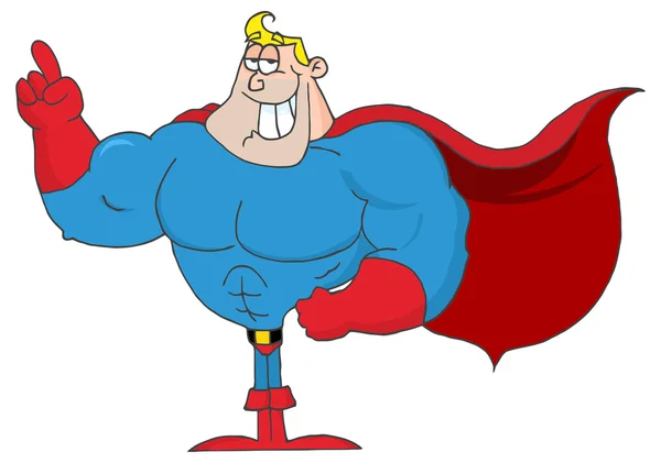明るいカラフルなスーパー ヒーロー — ストックベクタ