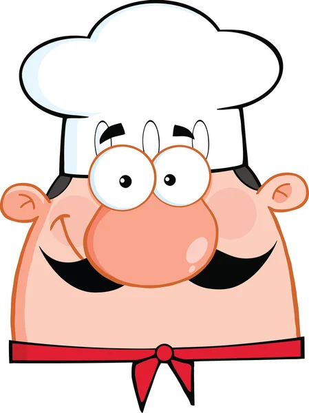 Lindo personaje de jefe de chef — Vector de stock