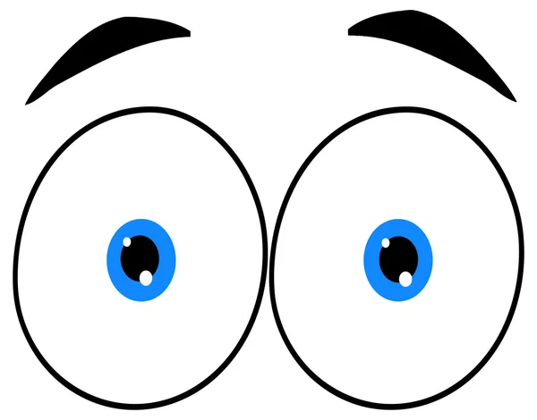 Cartoon Funny Eyes — Stock Vector