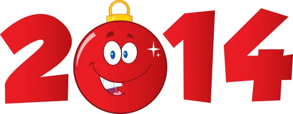 红色圣诞球 — 图库矢量图片