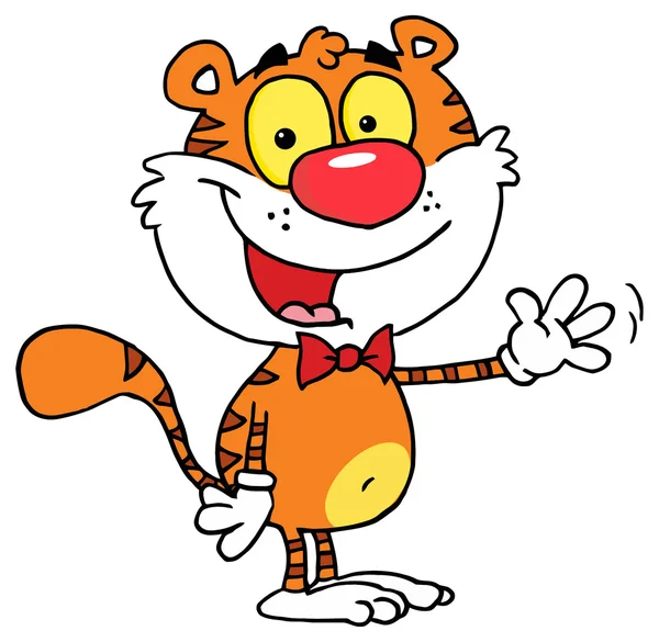 Tiger postać z kreskówki — Wektor stockowy