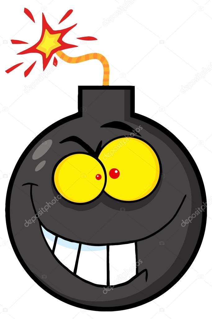 Bomb Cartoon Character