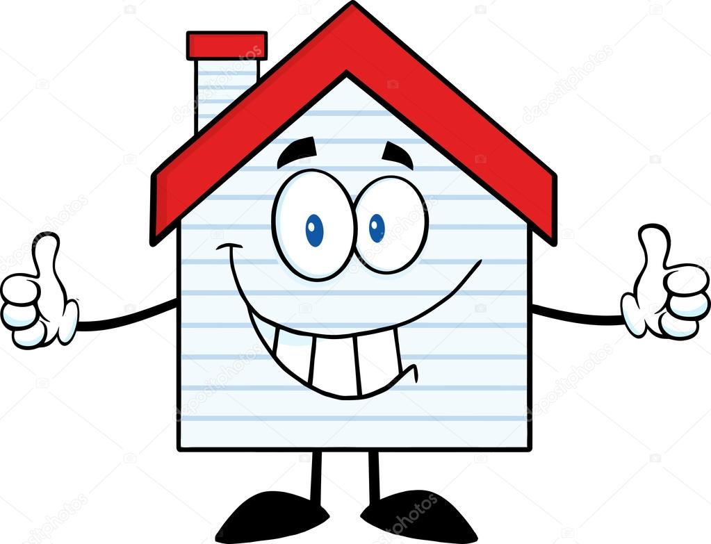 Smiling House Character Stock Vector Image by ©HitToon 61067755