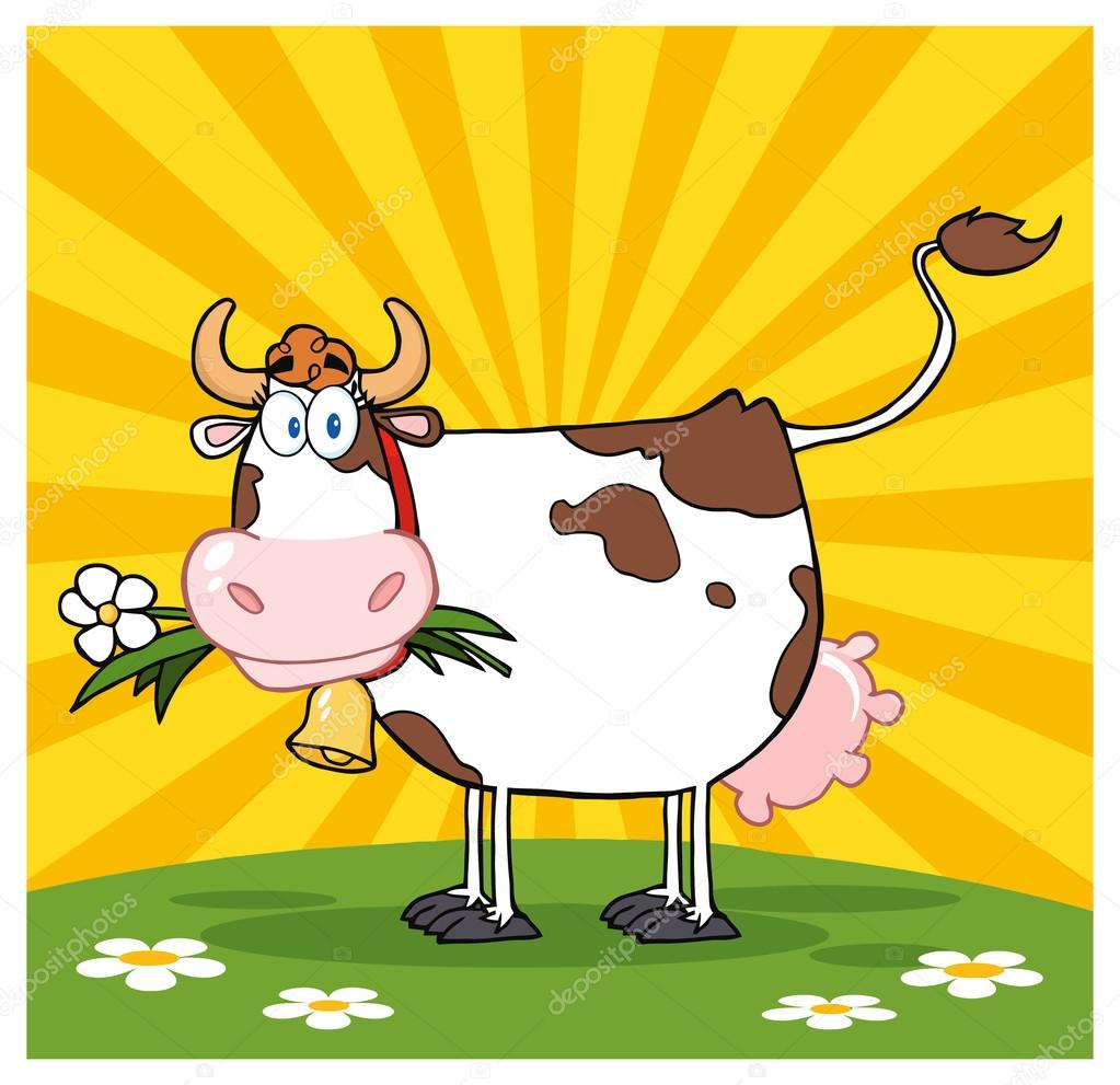 Cartoon Dairy Cow Stock Vector Image by ©HitToon #61067907