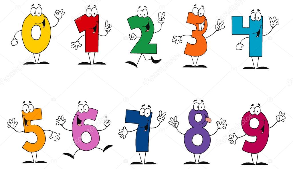 Cartoon funny numbers Stock Vector Image by ©HitToon #61068445