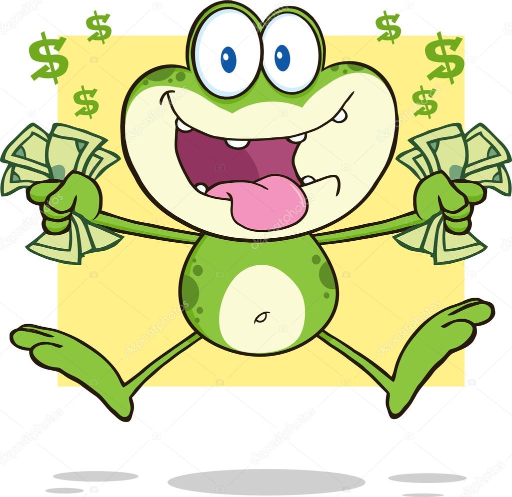 Crazy Frog Jumping With Cash. Stock Vector Image by ©HitToon #61068927 Crazy Frog Jumping With Cash. Stock Vector Image by ©HitToon #61068927