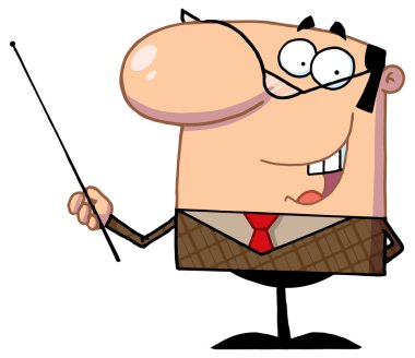 İşaretçi ile öğretmen