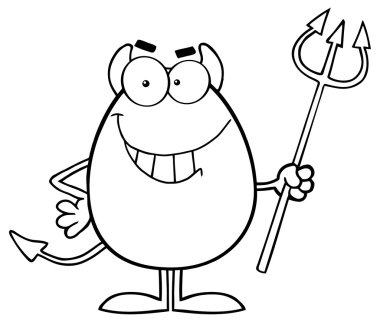 Şeytan Paskalya yortusu yumurta