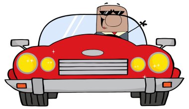 Amerikalı işadamı karikatür Doodle