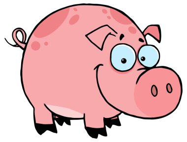 Pembe noktalar domuzla