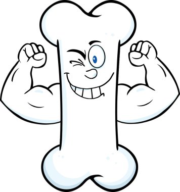 Kas silah gösterilen kemik.