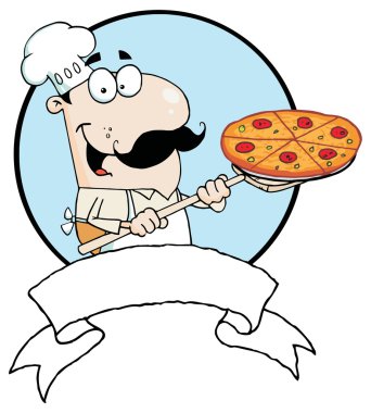 Şef tutar kadar Pizza