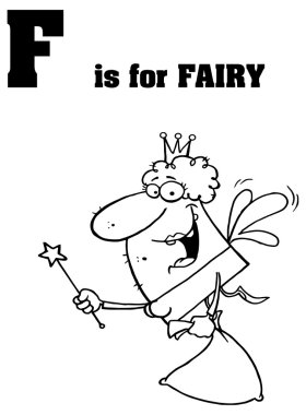 çizgi film peri alfabesi harfi F