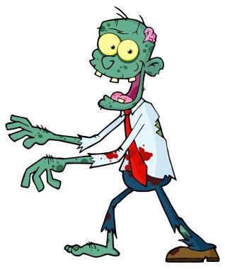 çizgi film zombi yürüme