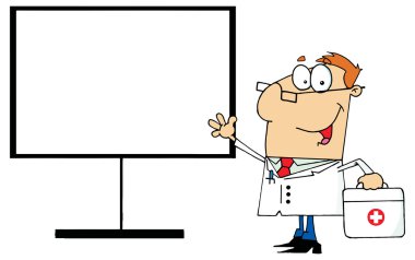 Doktor karakter karikatür